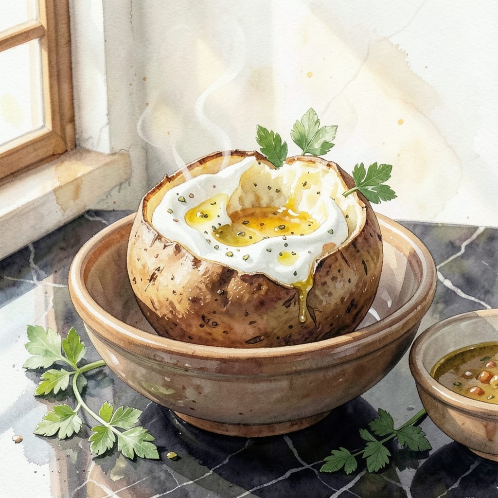 Recipe For Baking Potatoes: Fluffy Centers and Crispy Skins Recipe For Baking Potatoes: Fluffy Centers and Crispy Skins