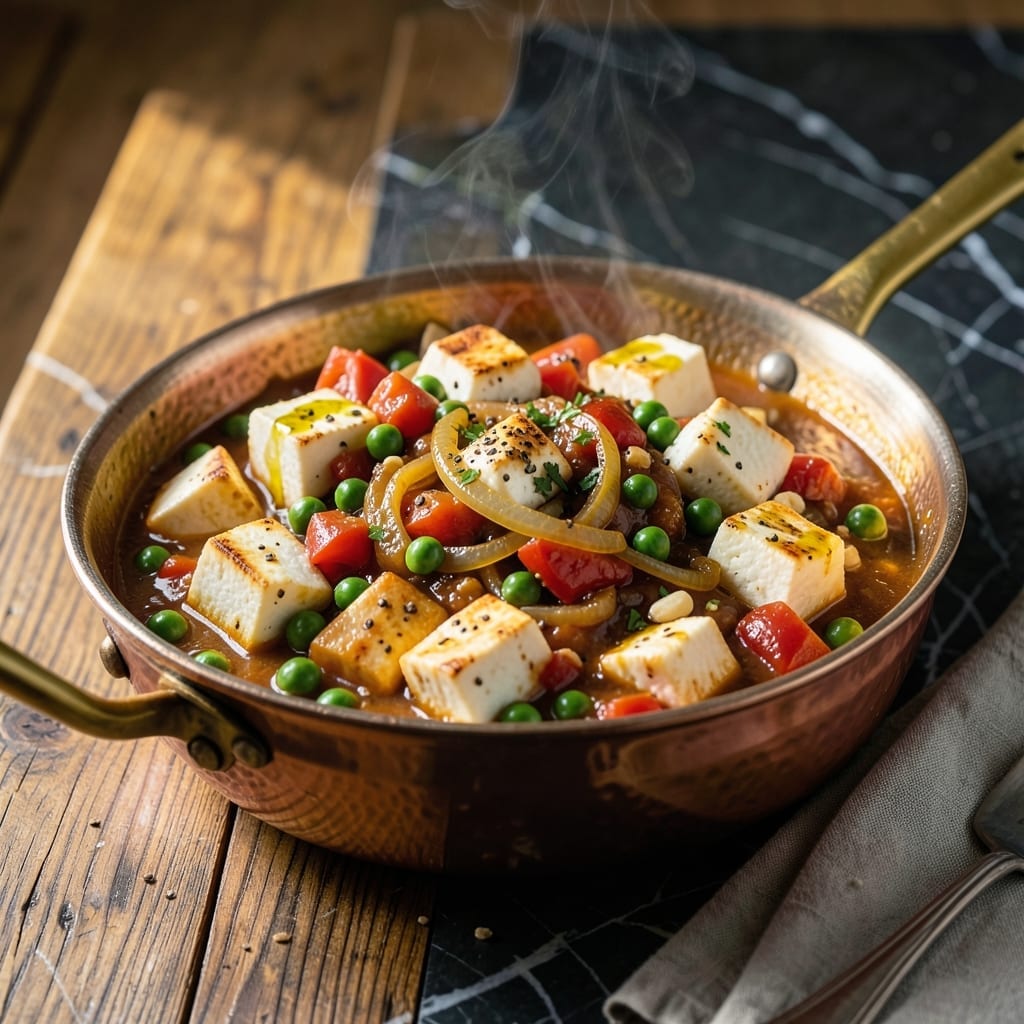 Recipe for Paneer Mutter: North Indian Cottage Cheese and Pea Curry