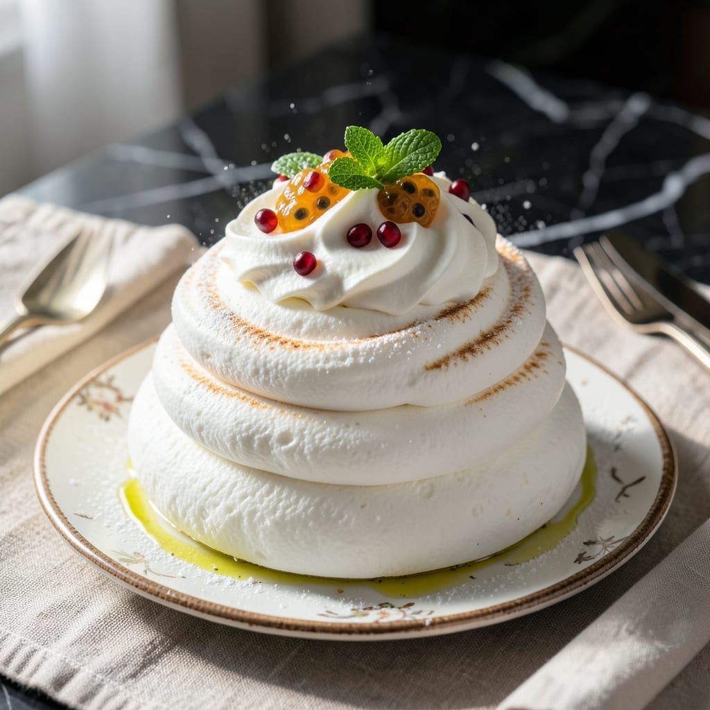Pavlova Recipe Using 6 Egg Whites: Crisp Shell With Marshmallow Center