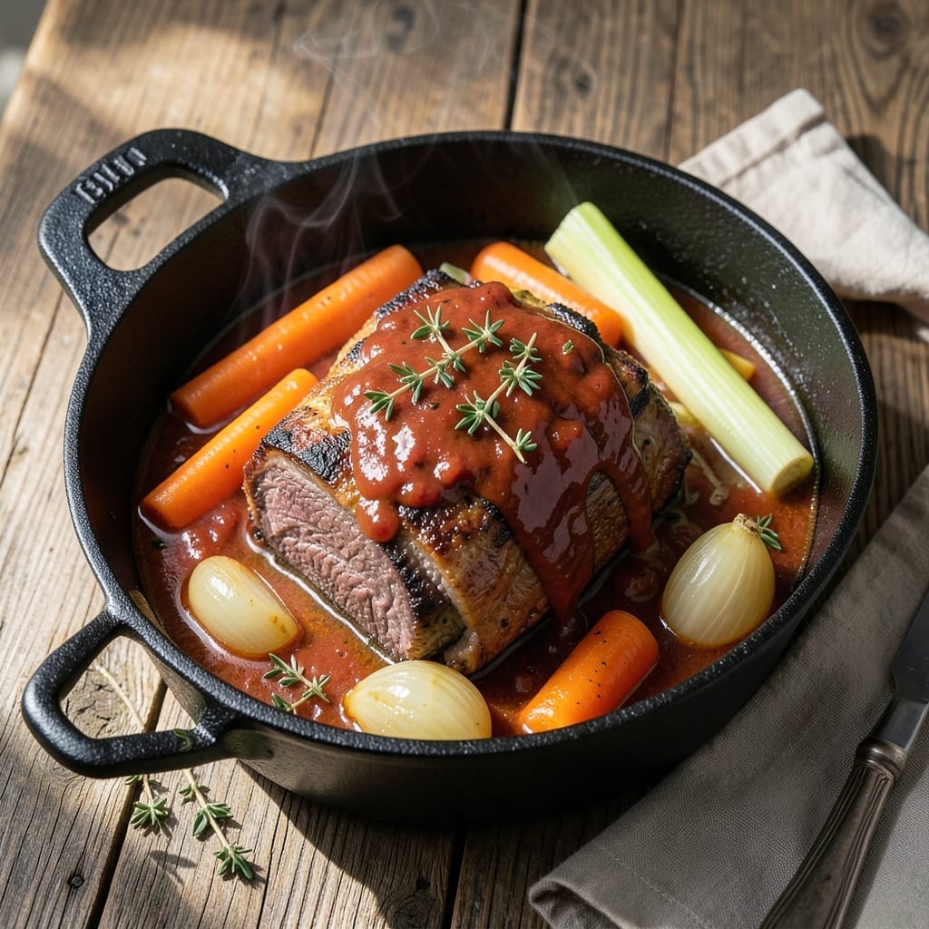 Pot Roast Recipe With Tomato Paste: Slow-Cooked Depth and Fall-Apart Beef