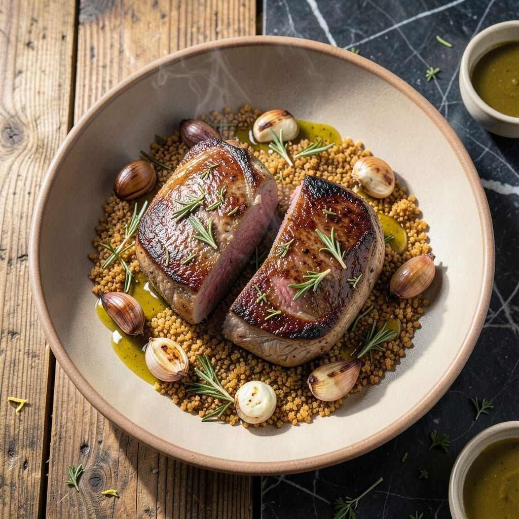 Lamb Steak Recipe Oven: Herb-Crusted Medium-Rare Every Time