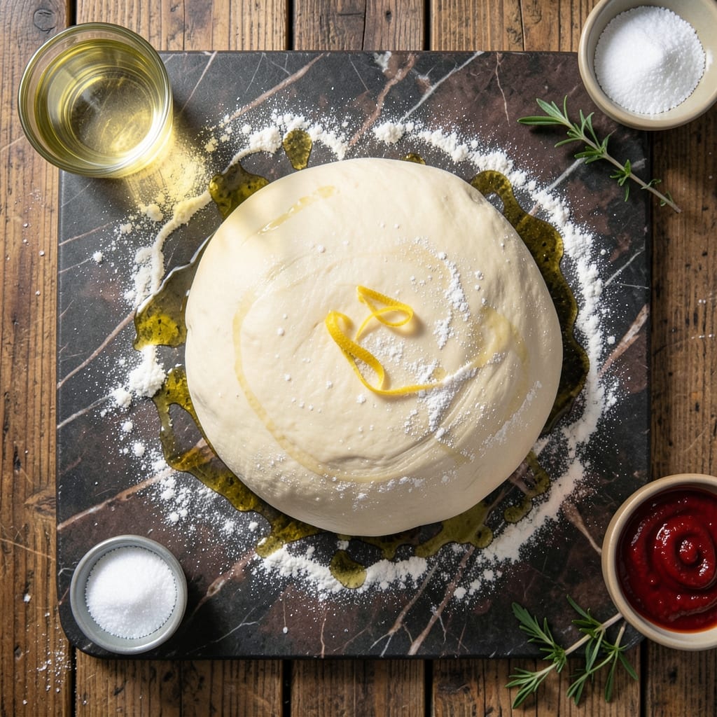 Pizza Dough Recipe by Hand: Chewy Crust Without a Mixer Pizza Dough Recipe by Hand: Chewy Crust Without a Mixer