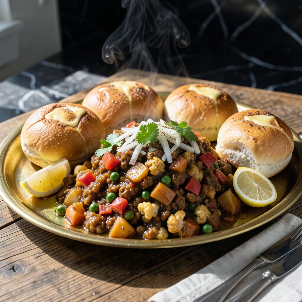 Pav Bhaji Recipe Food Lab: Mumbai Street Food Magic at Home