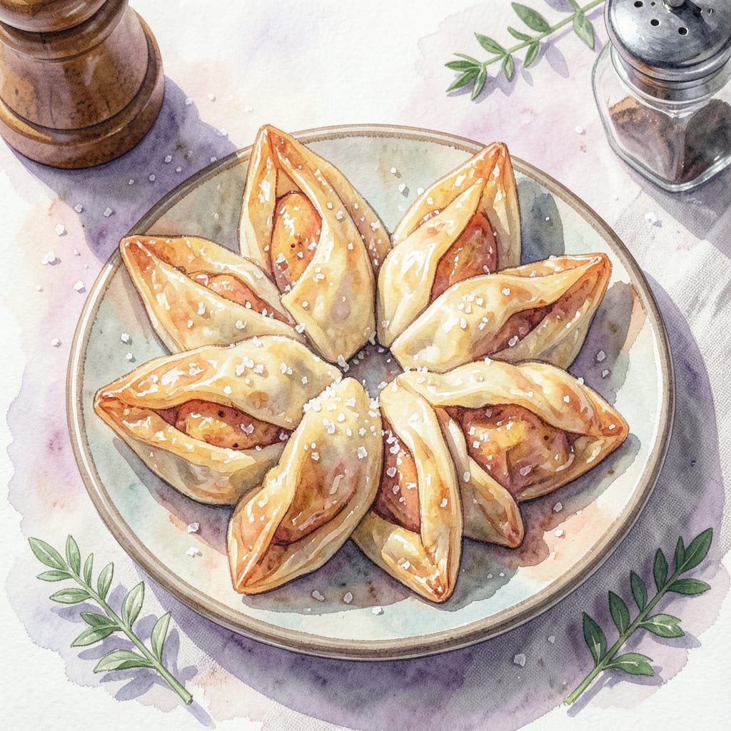 Recipe For Apple Dumplings: Cinnamon-Spiced Apples in Flaky Pastry