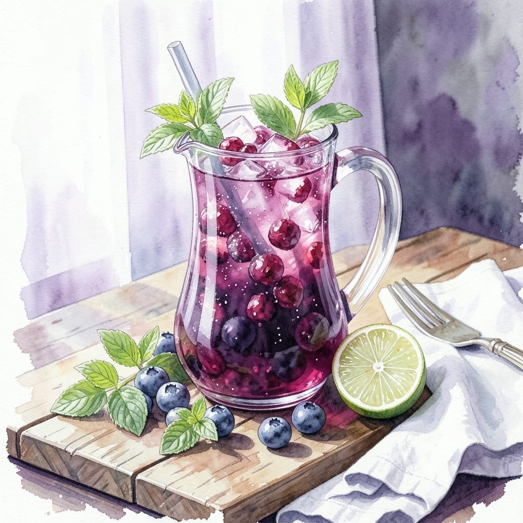 Purple Mojito Recipe for Weight Loss: Fat-Burning Citrus Zing