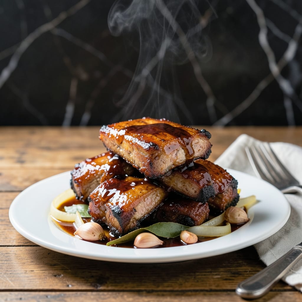 Pork Spare Ribs Recipe Pinoy Style: Vinegar-Braised Fall-Off-The-Bone Tender