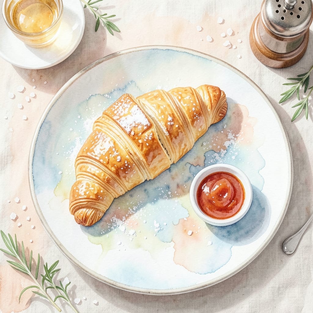Breakfast Croissant Recipe Sweet: Flaky Layers With Vanilla Bean Glaze Breakfast Croissant Recipe Sweet: Flaky Layers With Vanilla Bean Glaze