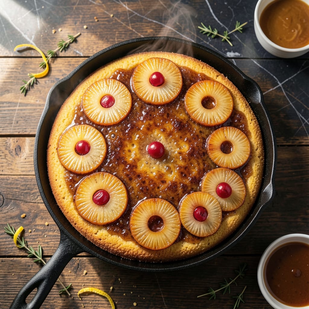 Pineapple Upside Down Cake Recipe With Cake Mix Duncan Hines: Golden Caramel Crown With Shortcut Success