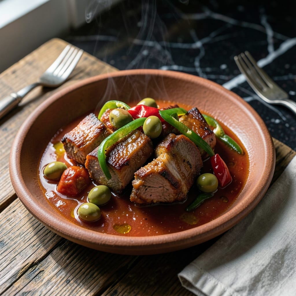 Pork Kaldereta Recipe Without Liver Spread: Tomato-Braised Tenderness With Peppers