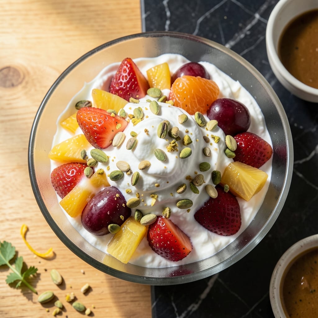 Pistachio Fruit Salad Recipe With Cool Whip: Creamy Nutty Crunch in Every Bite