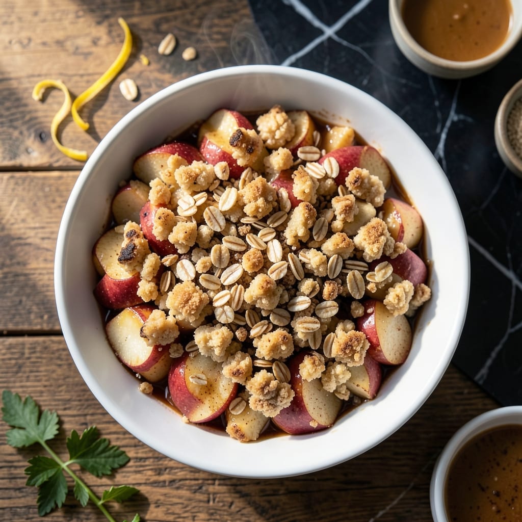 Humble Crumble Recipe: Rustic Fruit and Oat Bake Humble Crumble Recipe: Rustic Fruit and Oat Bake