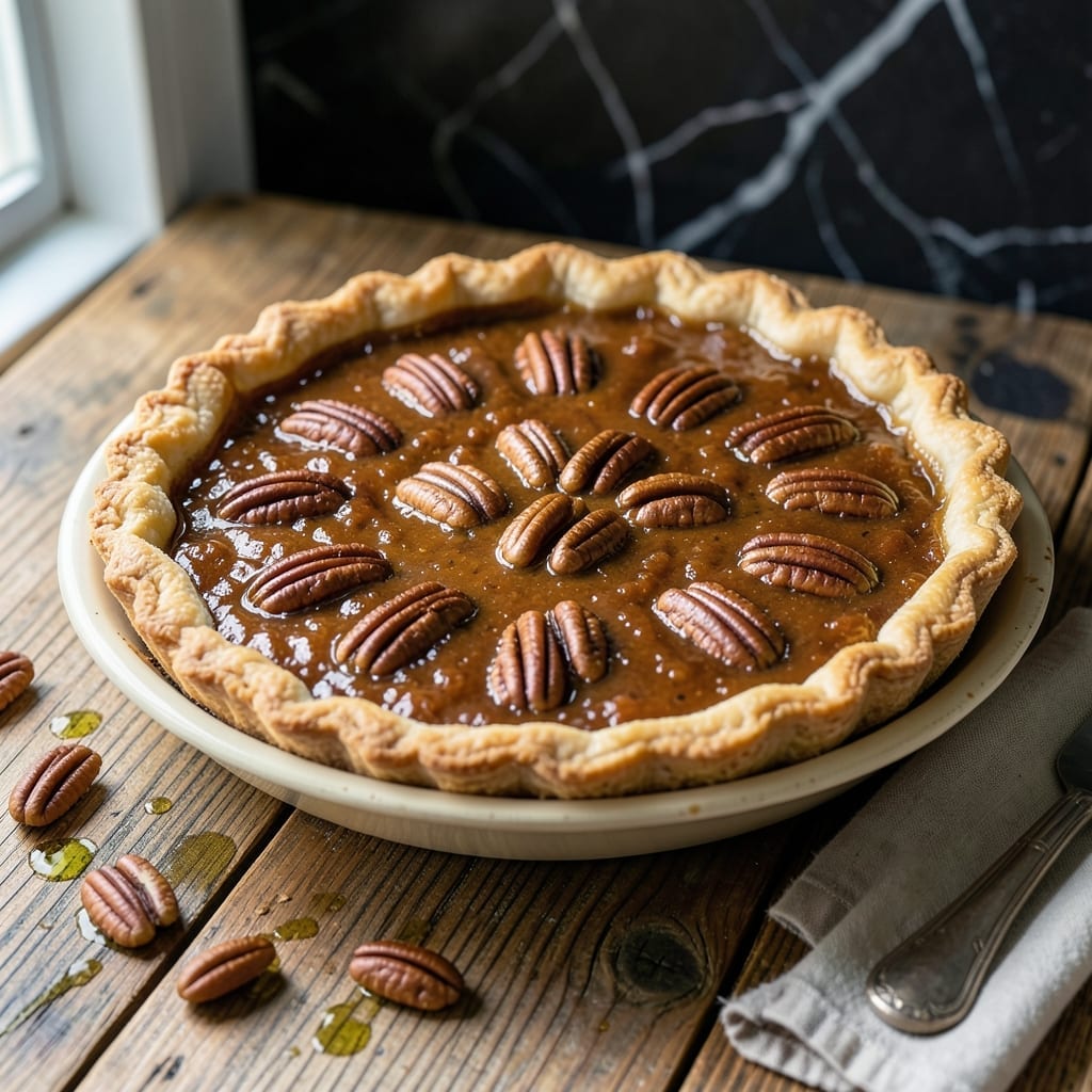 Pecan Pie Recipe With Vinegar: Secret Ingredient for Gooey Richness Pecan Pie Recipe With Vinegar: Secret Ingredient for Gooey Richness