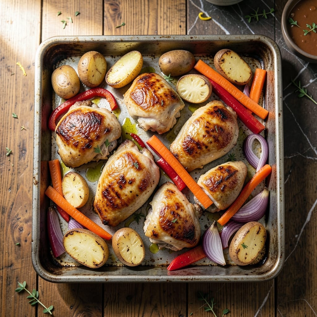 Sheet Pan Chicken Recipe Easy: One-Tray Weeknight Dinner