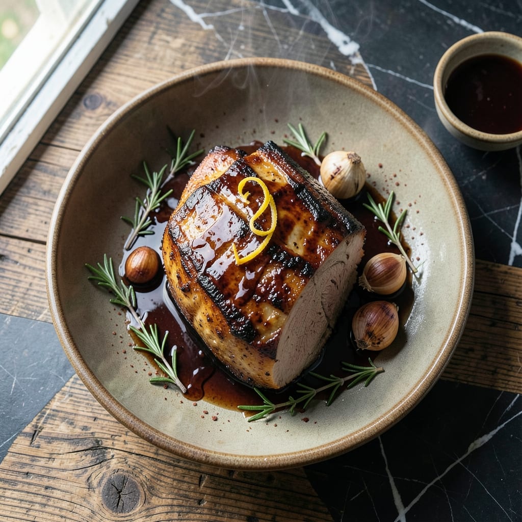 Pork Loin Roast Recipe Balsamic Vinegar: Herb-Crusted Elegance With Tangy Glaze