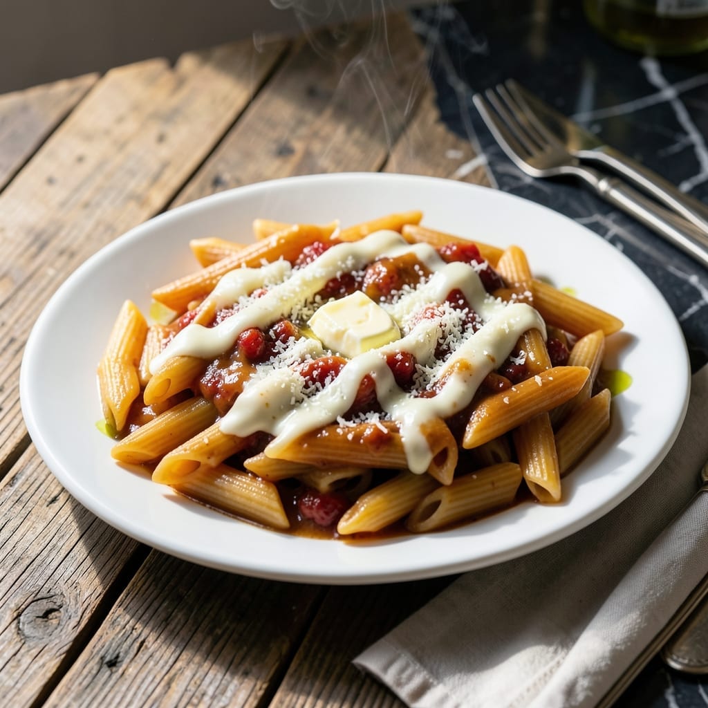 Penne Alla Vodka Recipe With Jar Sauce: Rich Creamy Sauce in 20 Minutes