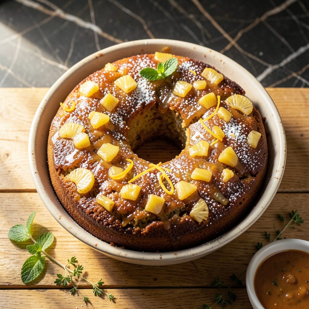 Pineapple Pound Cake Recipe From Scratch: Dense Crumb With Tropical Sweetness