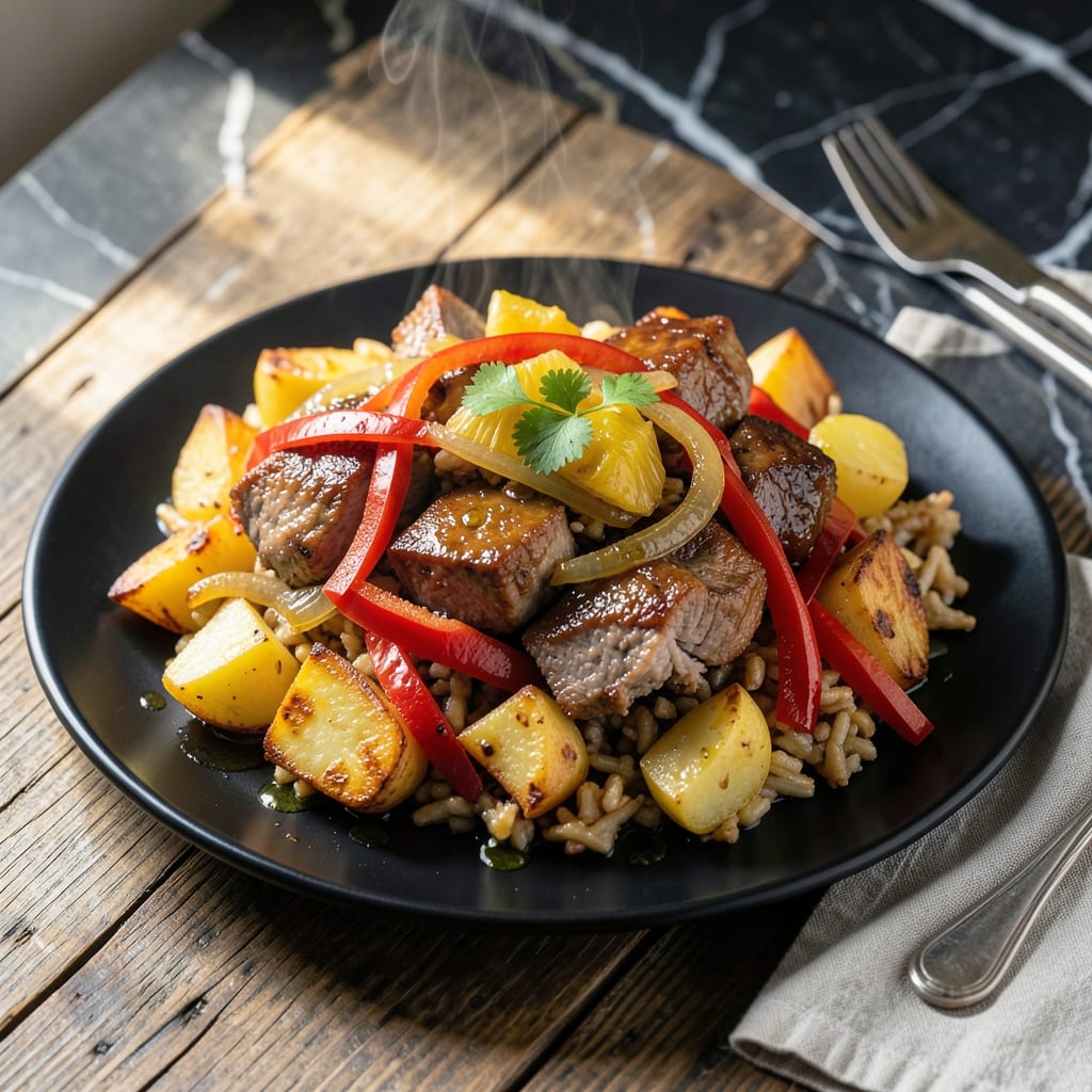 Pork Hash Recipe Hawaii: Island-Style Breakfast with Sweet Pineapple Pork Hash Recipe Hawaii: Island-Style Breakfast with Sweet Pineapple