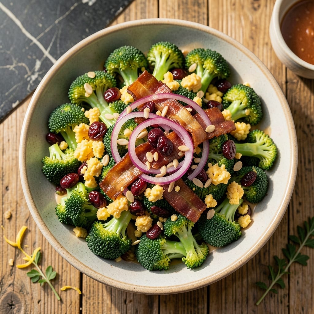 Best Broccoli Salad Recipe Ever: Crunchy Sweet and Tangy Delight