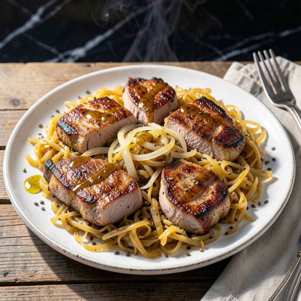 Pork Chops and Sauerkraut Recipe Slow Cooker: Tangy Braised Tender Pork
