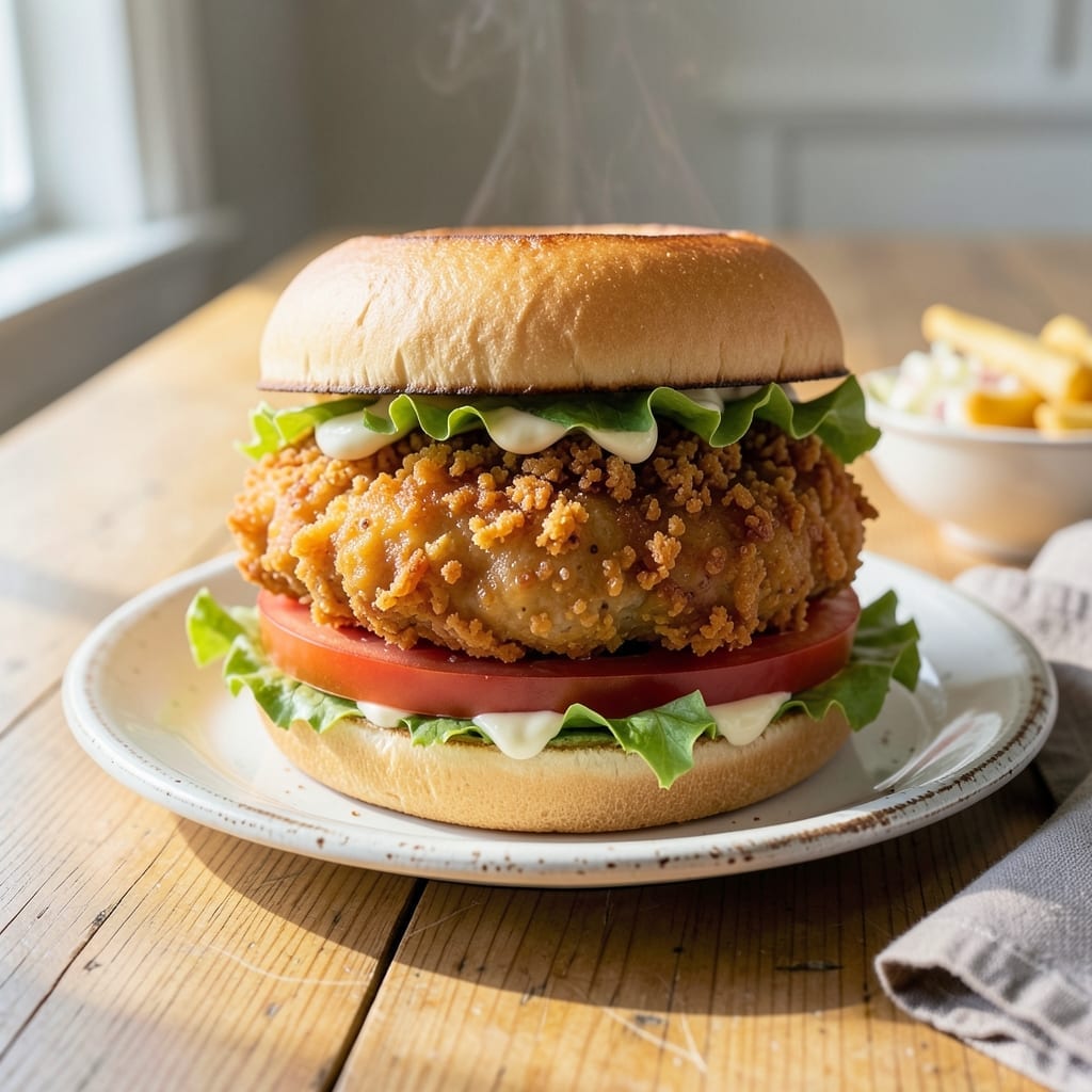 Chicken Sandwich Recipe Crispy: Golden Crunch With Every Bite Chicken Sandwich Recipe Crispy: Golden Crunch With Every Bite