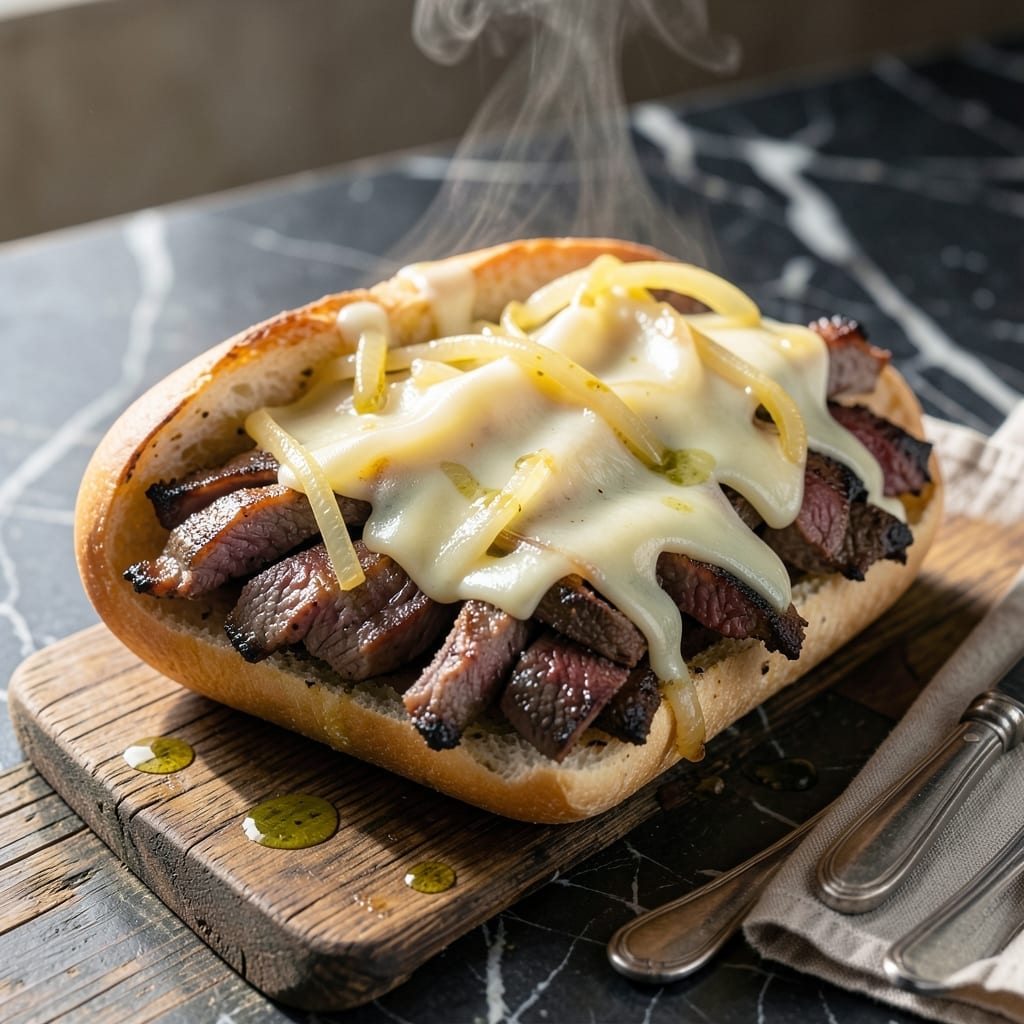 Philly Cheesesteak Recipe: Melted Provolone and Caramelized Onion Magic Philly Cheesesteak Recipe: Melted Provolone and Caramelized Onion Magic