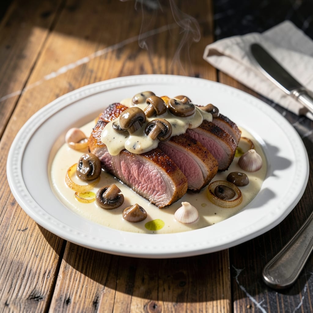 Pork Tenderloin Slow Cooker Recipe Cream Mushroom: Velvety Sauce With Fork-Tender Meat