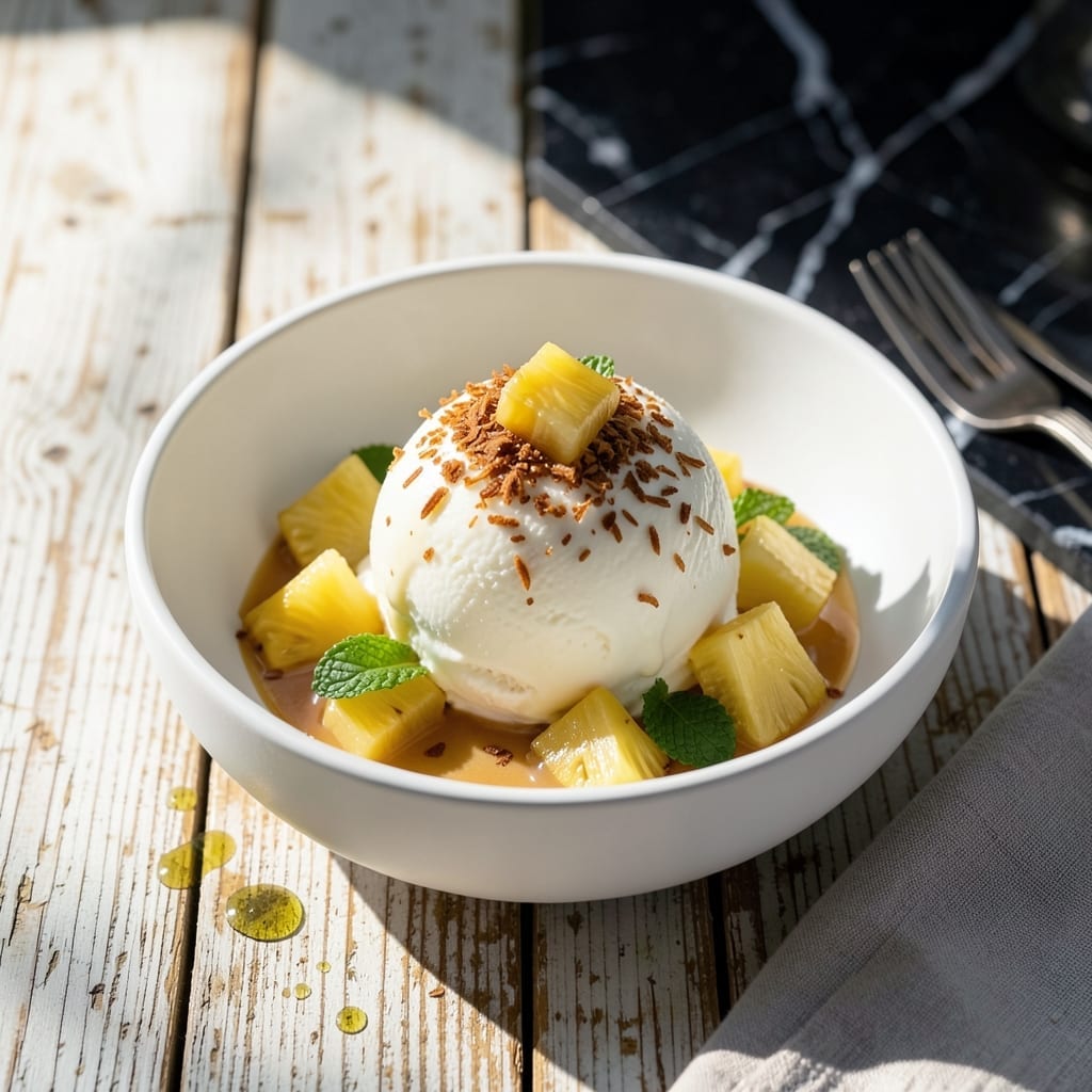 Pineapple Coconut Ice Cream Recipe Cuisinart: Tropical Creaminess in a Frozen Treat Pineapple Coconut Ice Cream Recipe Cuisinart: Tropical Creaminess in a Frozen Treat