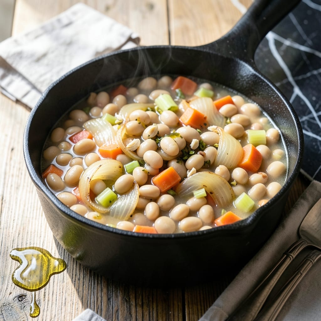 Recipe Using Great Northern Beans: Creamy White Bean Stew With Herbs