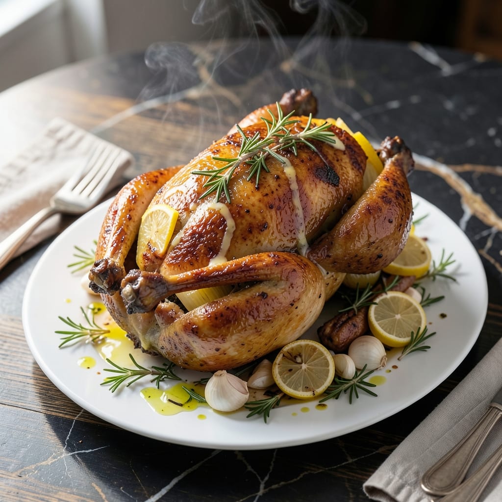 Whole Chicken Recipe Roasted: Golden Crisp Skin and Succulent Meat