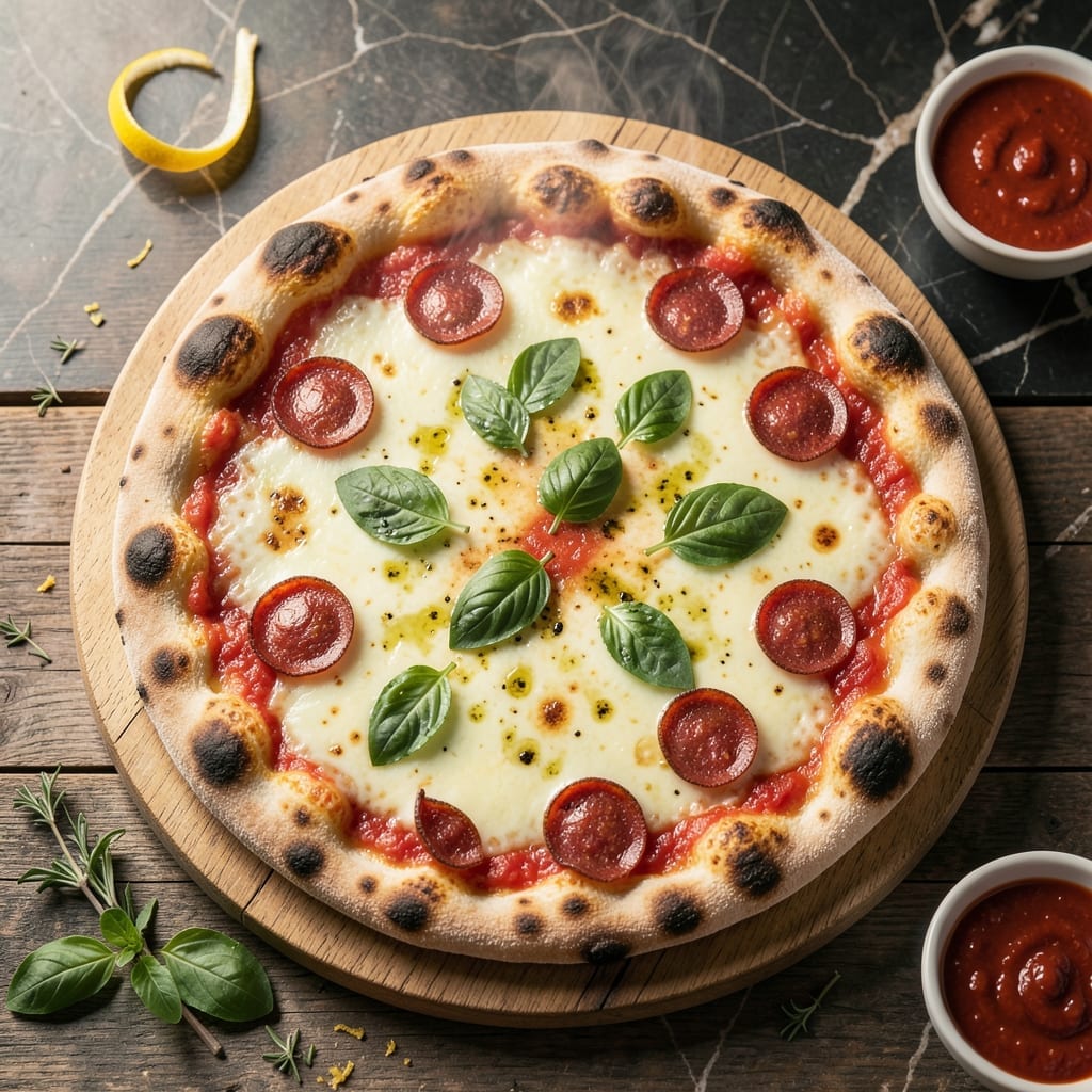 Recipe Thin Crust Pizza: Crispy Base with Bold Toppings Recipe Thin Crust Pizza: Crispy Base with Bold Toppings