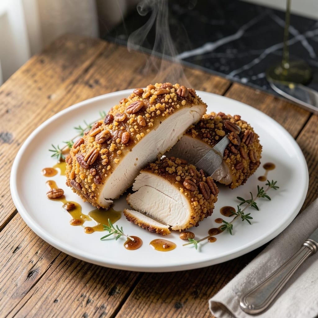 Pecan Chicken Recipe Baked: Crunchy Coating With Oven-Fresh Juiciness Pecan Chicken Recipe Baked: Crunchy Coating With Oven-Fresh Juiciness