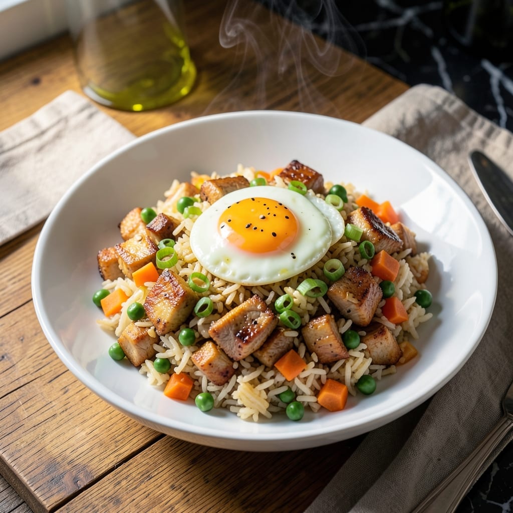 Pork Fried Rice Recipe With Sesame Oil: Wok-Tossed Savory Bites