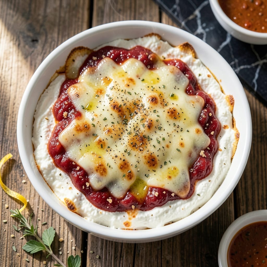 Pizza Dip Recipe With Ricotta Cheese: Three-Cheese Party Favorite Ready in 20 Minutes