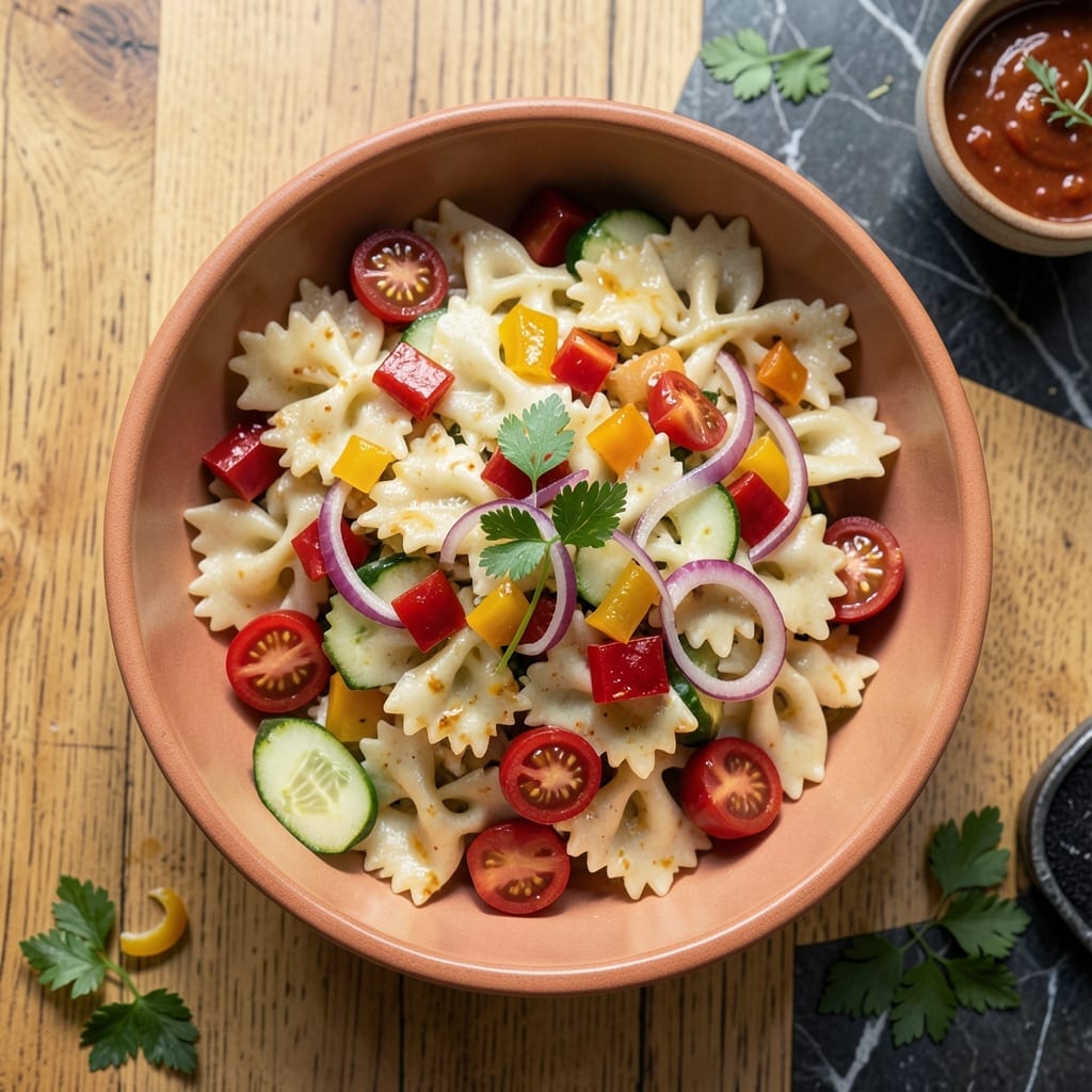 Pasta Salad Recipe With Bowtie Pasta: Colorful Garden Freshness in Every Bite
