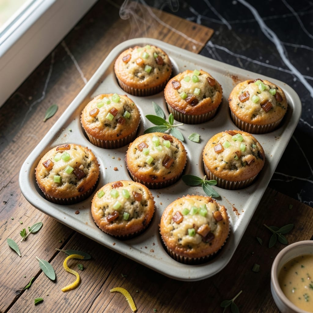 Stuffing Muffins Recipe Pepperidge Farm: Savory Bites for Holiday Convenience