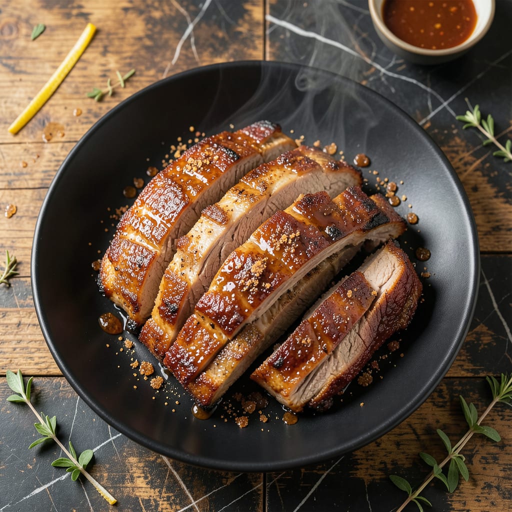 Fall Off the Bone Ribs in the Oven Recipe: Slow Roasted to Tender Perfection illustration with key details