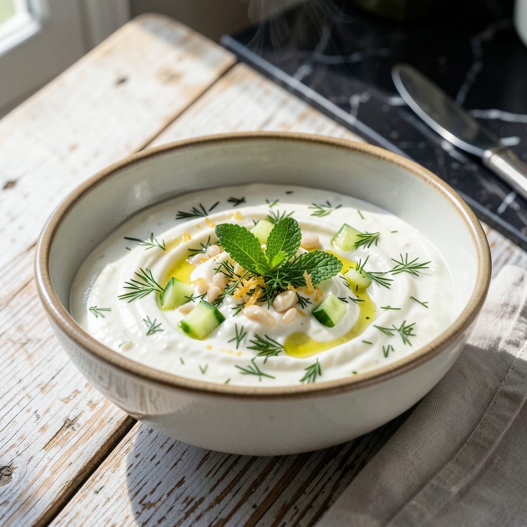Yogurt Sauce for Chicken Recipe: Cool and Creamy Mediterranean Twist