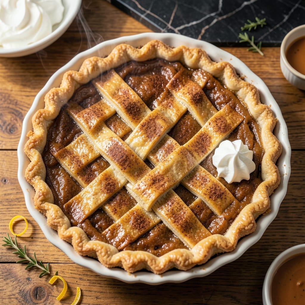 Pumpkin Pie Recipe MC: Spiced Custard in a Golden Crust Pumpkin Pie Recipe MC: Spiced Custard in a Golden Crust