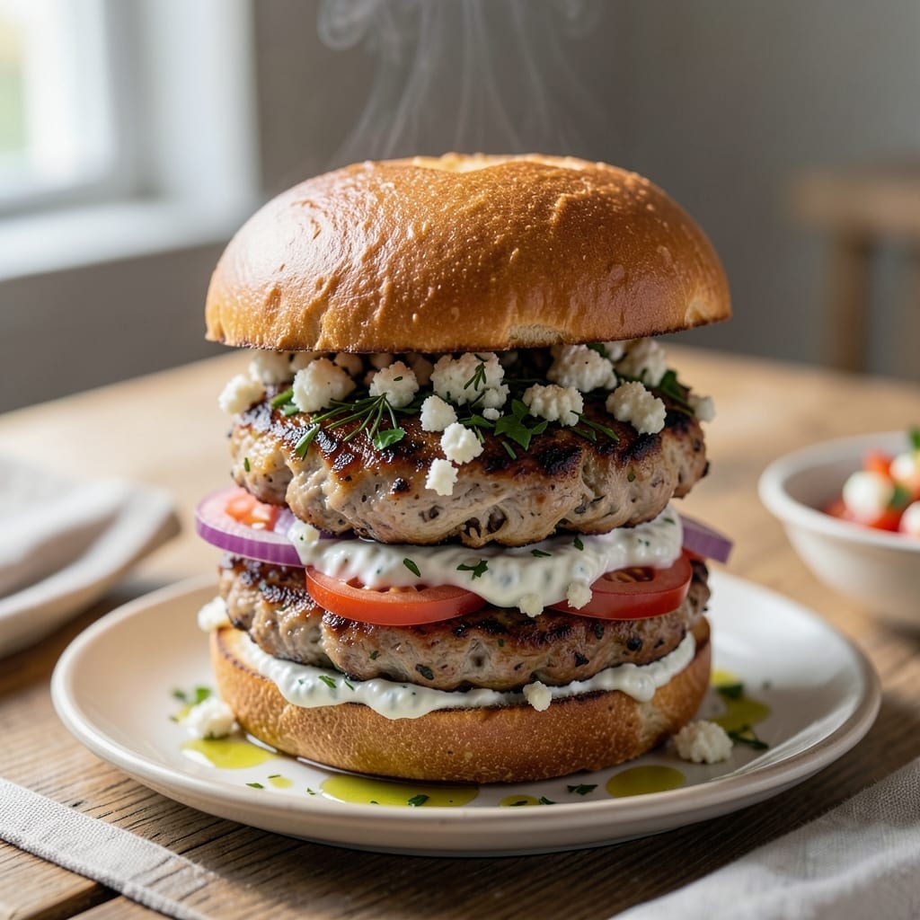 Wegmans Greek Turkey Burger Recipe: Mediterranean Herb-Infused Patties