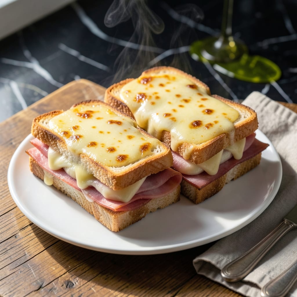 Croque Monsieur Recipe Julia Child: Classic French Grilled Ham and Cheese Croque Monsieur Recipe Julia Child: Classic French Grilled Ham and Cheese