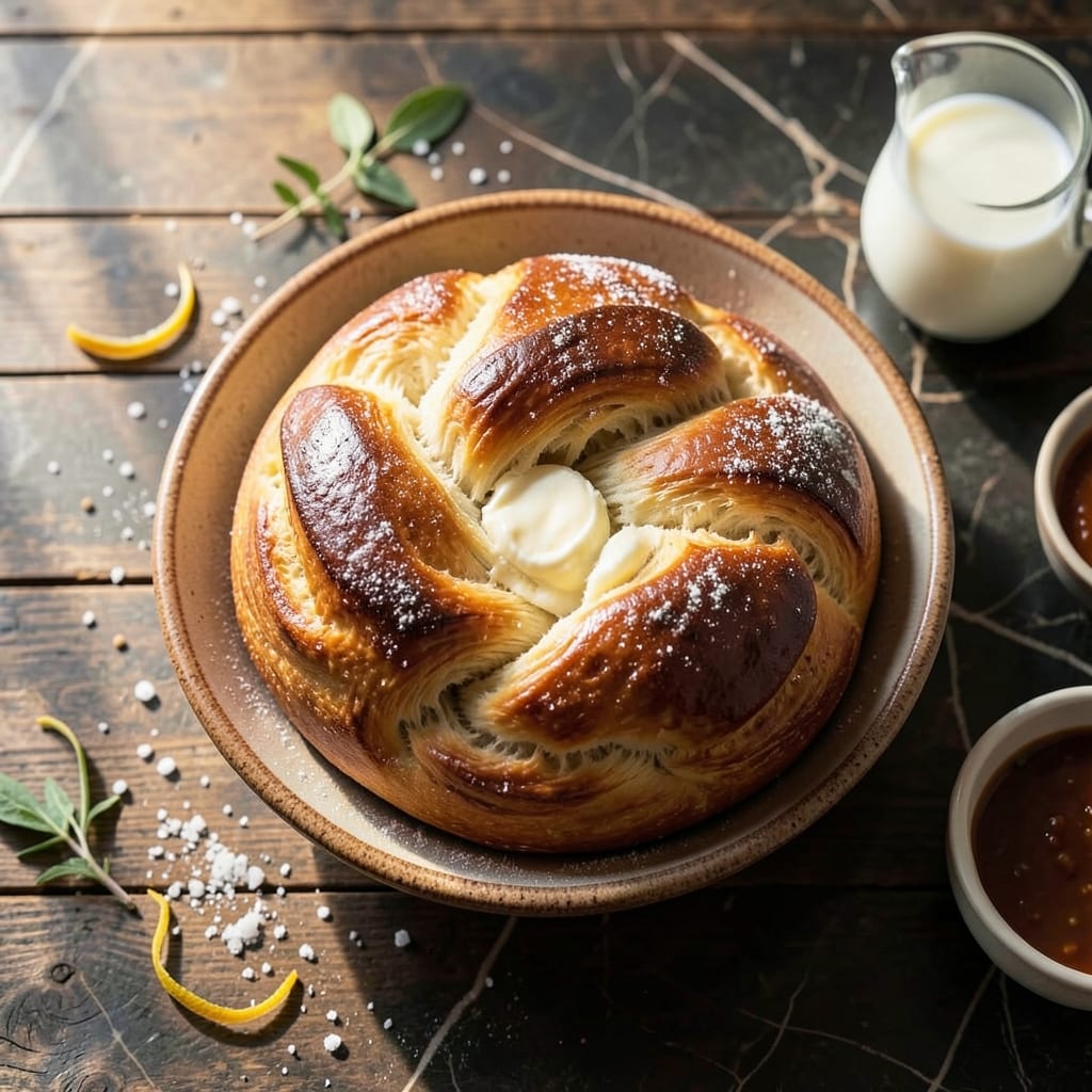 Portuguese Sweet Bread Recipe Azores: Traditional Holiday Loaf With Citrus Zest