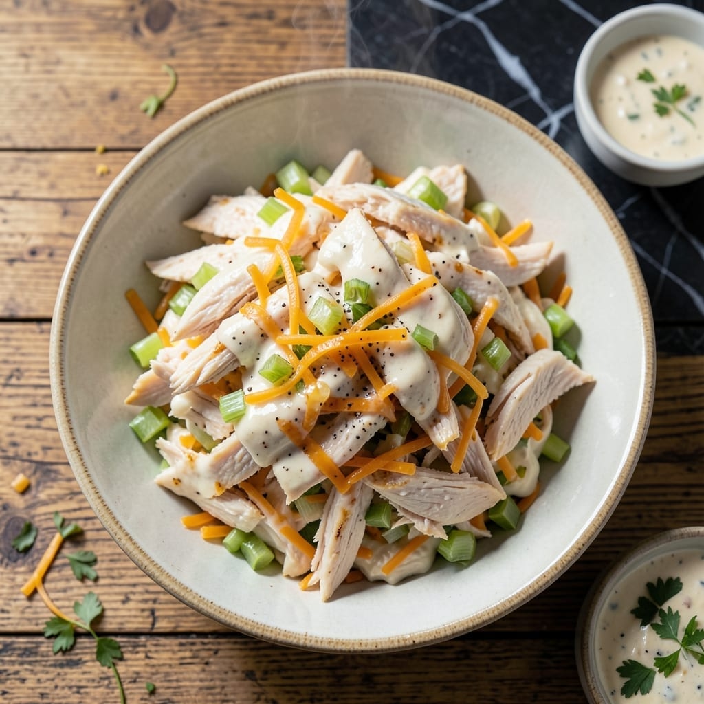 Recipe for Hot Chicken Salad: Warm Creamy Comfort with Crunchy Topping Recipe for Hot Chicken Salad: Warm Creamy Comfort with Crunchy Topping