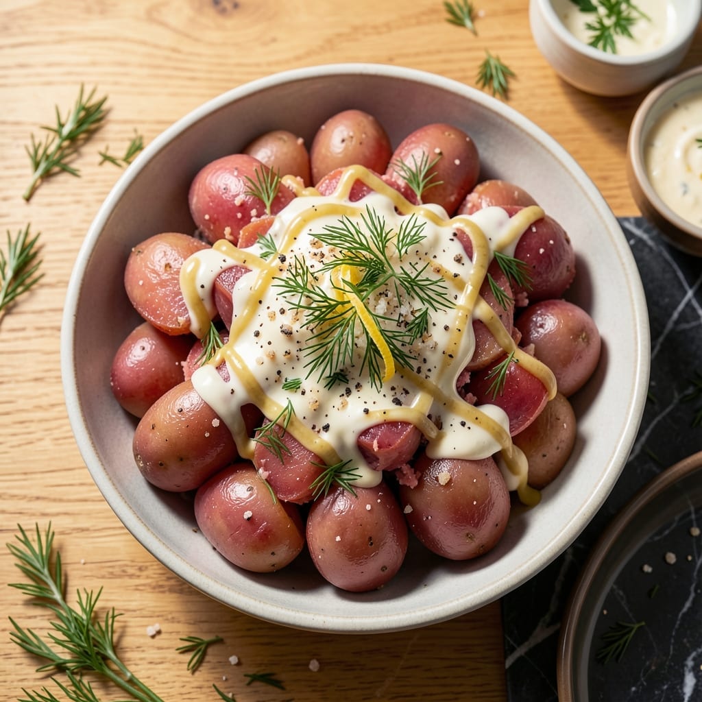 Potato Salad Recipe With Red Potatoes: Creamy Herb-Infused Side Dish