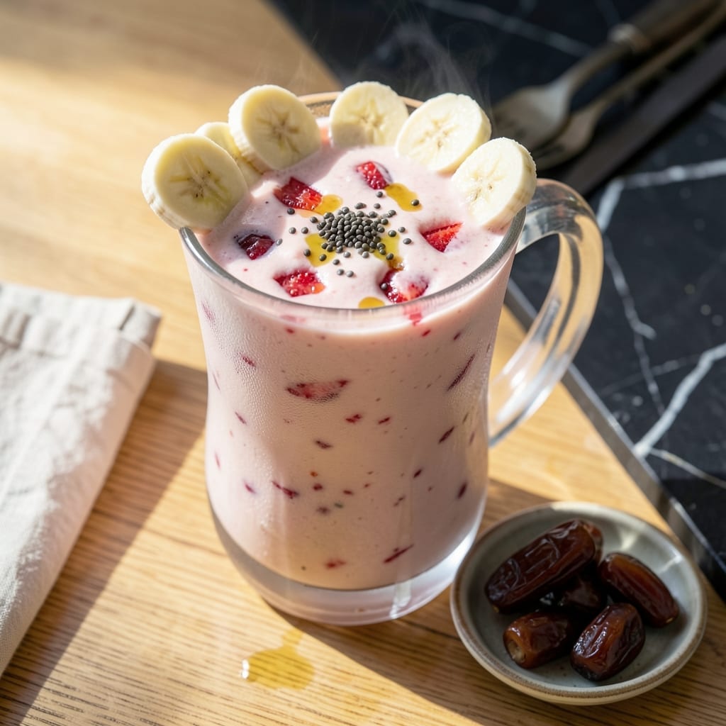 Strawberry Banana Smoothie Recipe Without Yogurt: Creamy Dairy-Free Blend