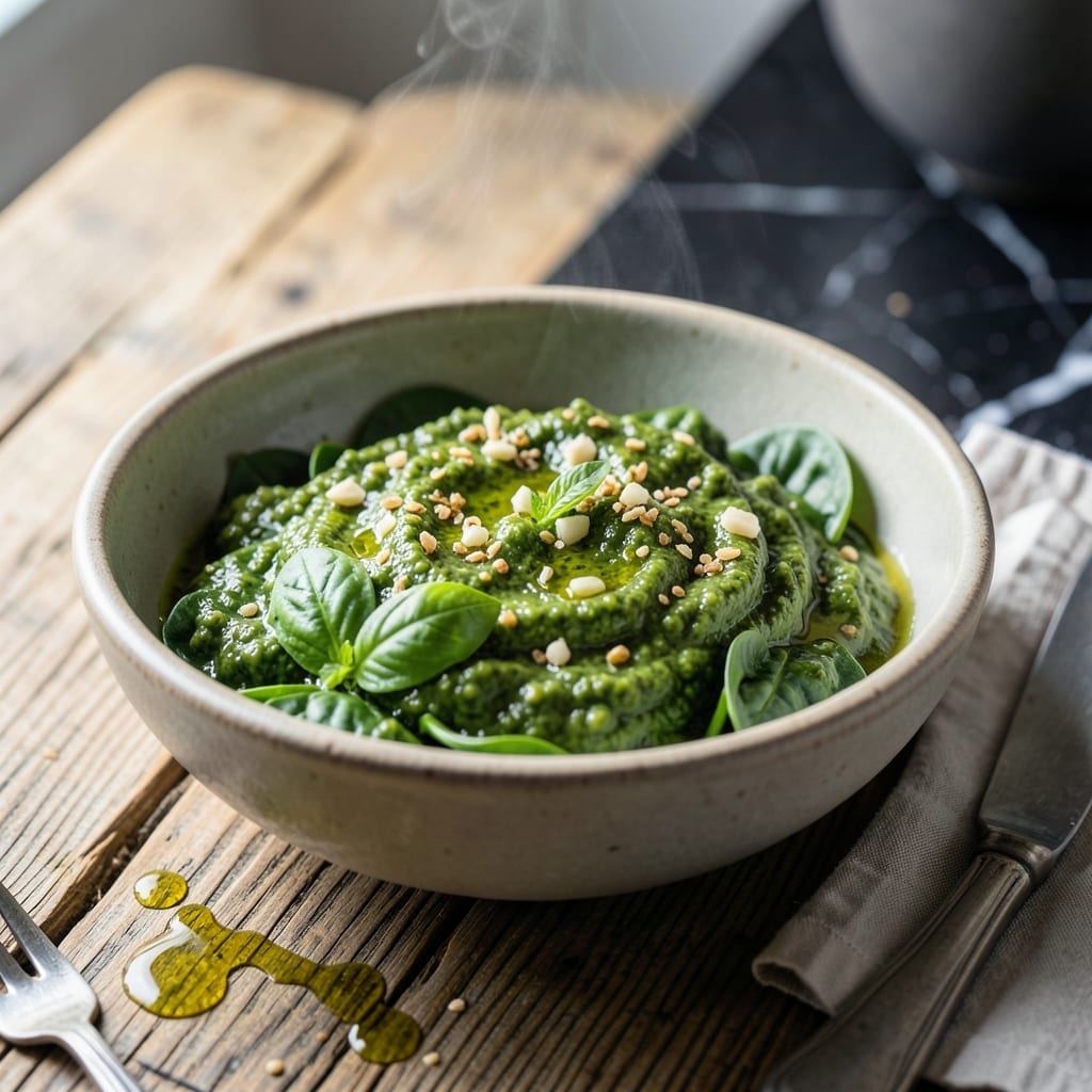 Spinach Pesto Recipe No Nuts: Smooth and Vibrant Herb Sauce Spinach Pesto Recipe No Nuts: Smooth and Vibrant Herb Sauce