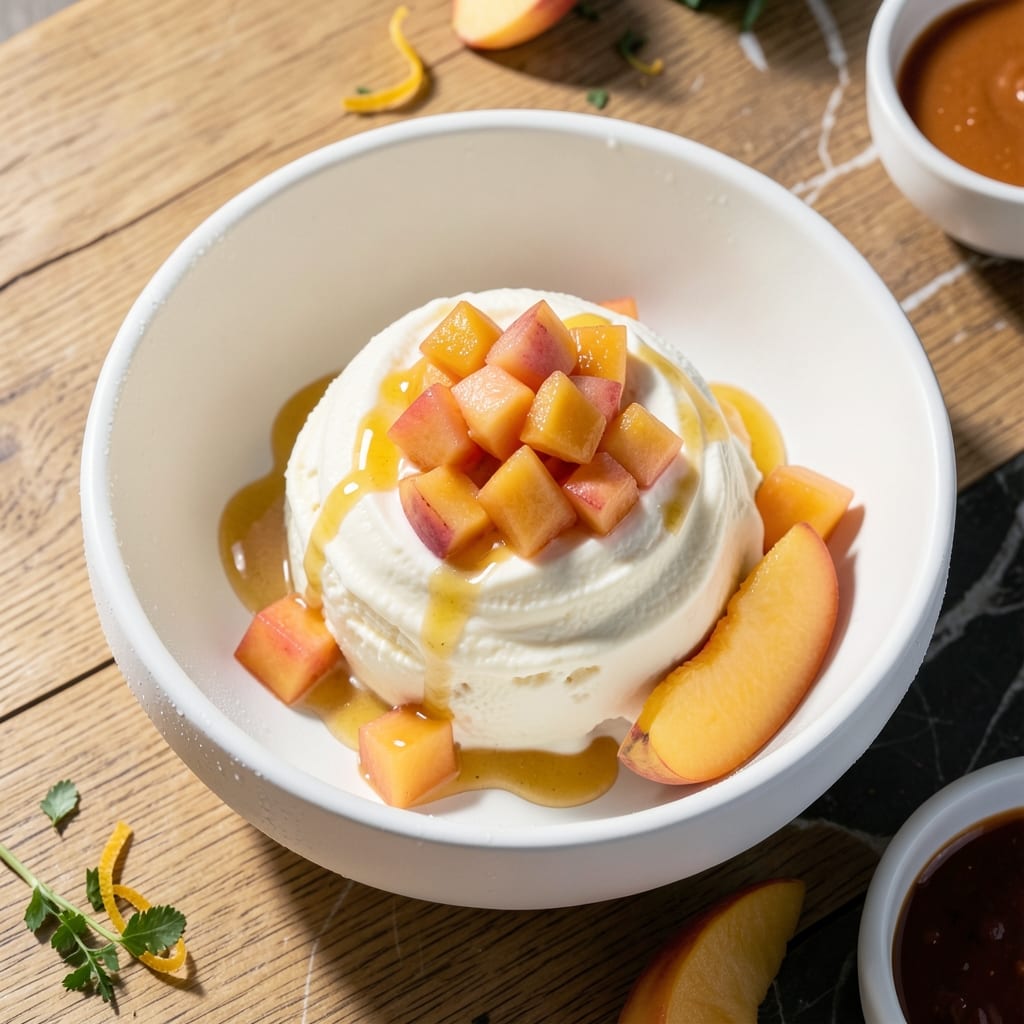 Peach Ice Cream Recipe With Eagle Brand Milk: Ultra Creamy Southern-Style Treat