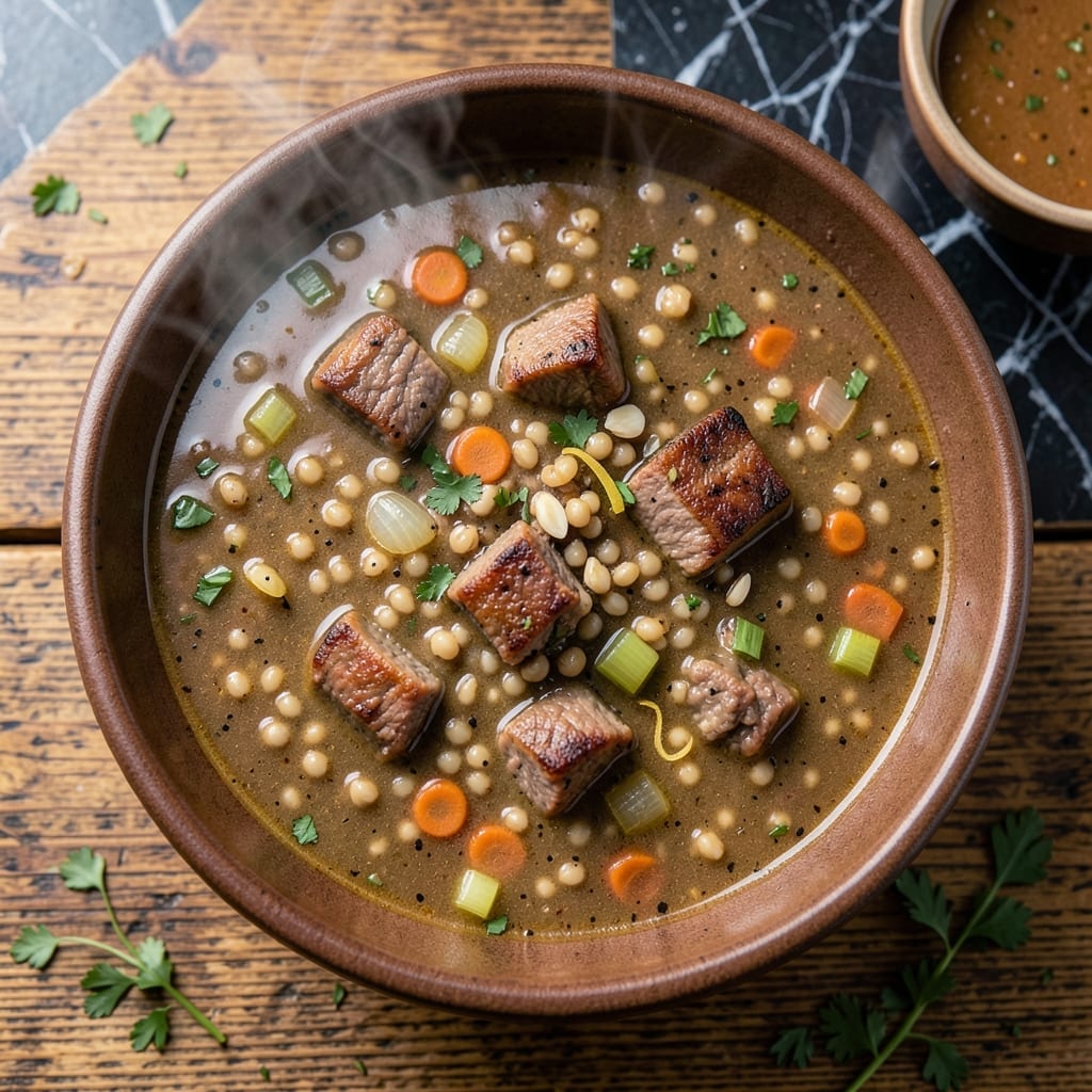 Beef Barley Soup Recipe Pioneer Woman: Rustic Hearty Comfort in a Bowl
