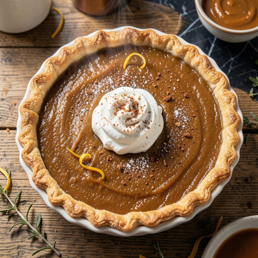 Pumpkin Pie Recipe From Scratch: Spiced Custard in a Flaky Homemade Crust