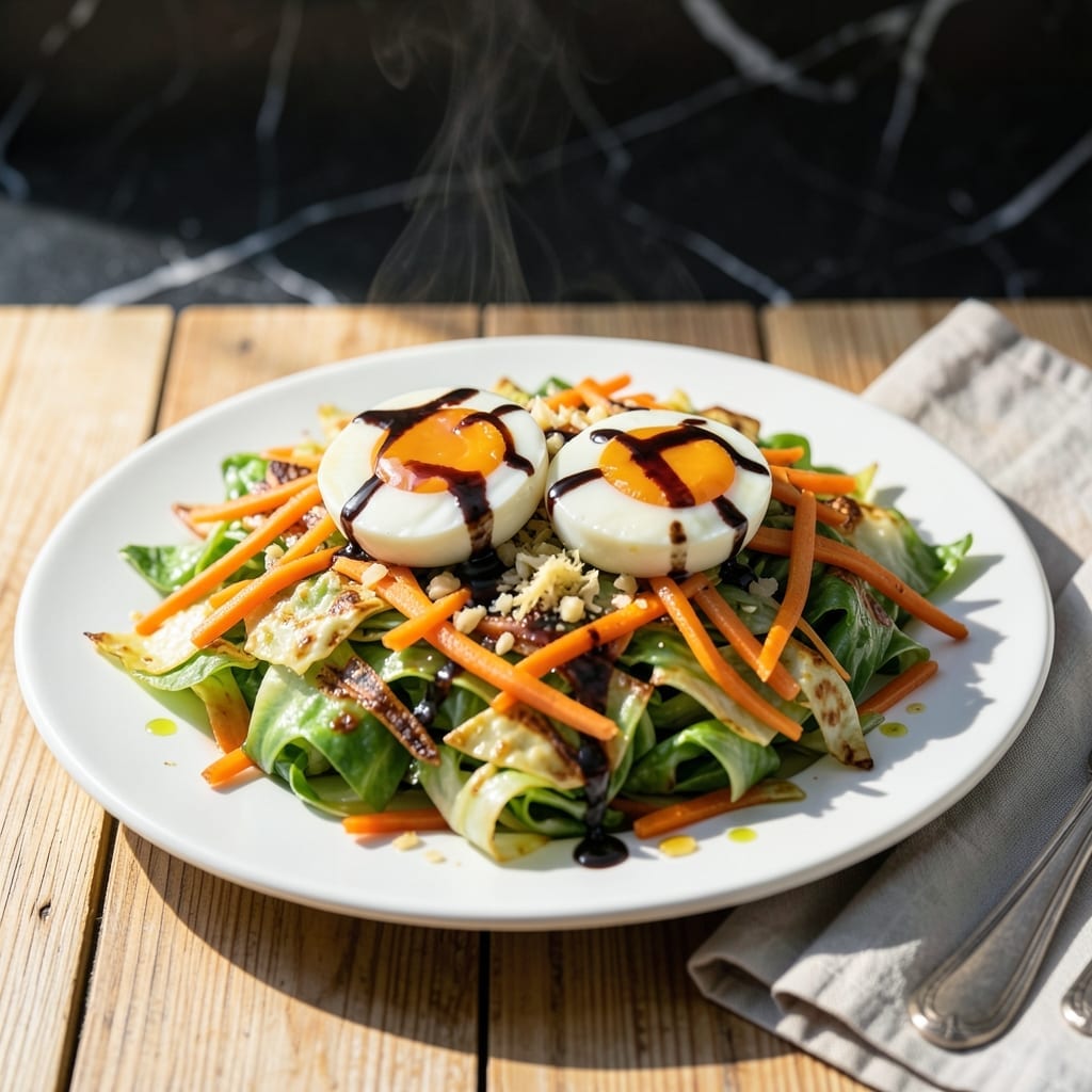 Cabbage And Carrots Recipe With Egg: Stir-Fried Veggie Medley With Silky Texture