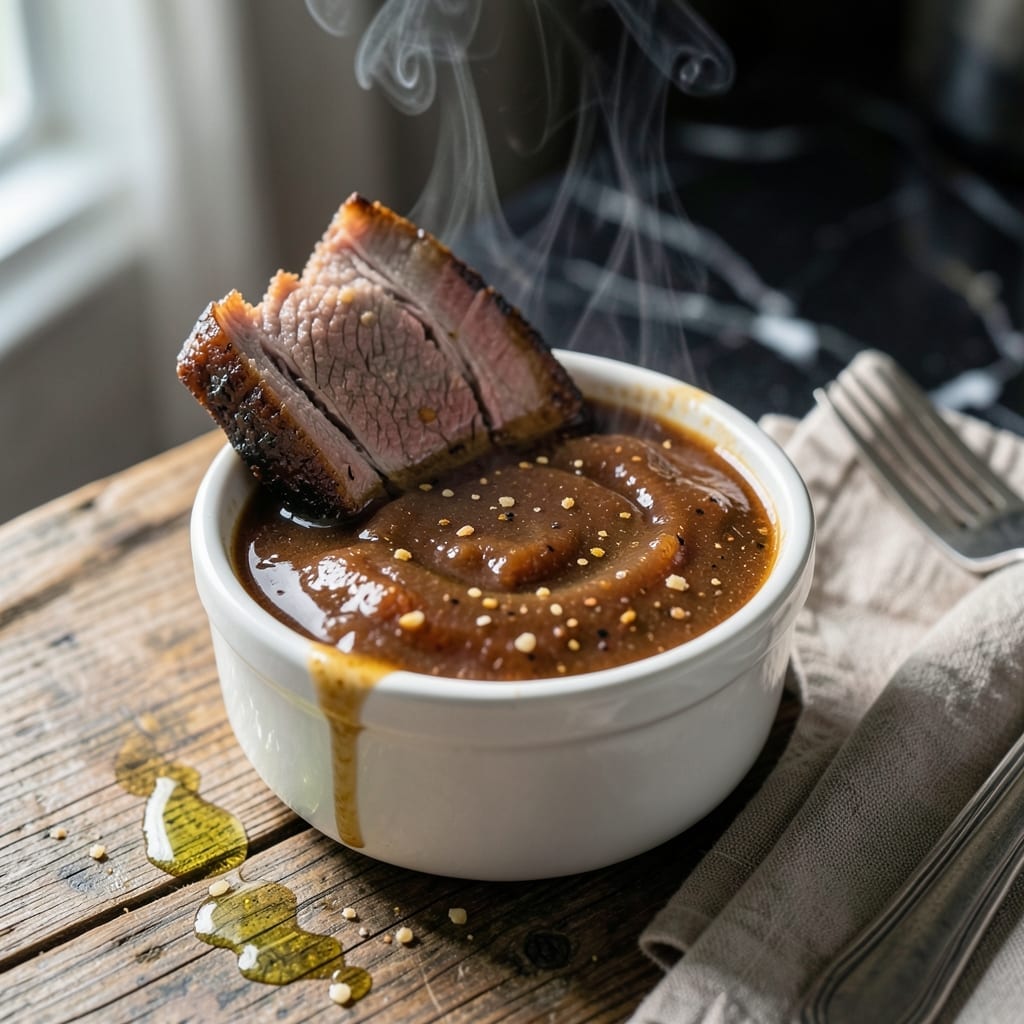 Arby's Au Jus Recipe: Savory Beef Dipping Sauce With Rich Depth Arby's Au Jus Recipe: Savory Beef Dipping Sauce With Rich Depth